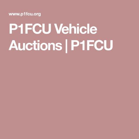 With no annual, balance transfer, or cash advance fees, the <b>P1FCU</b> Premier Rewards Mastercard offers a simply rewarding shopping experience. . P1fcu auctions